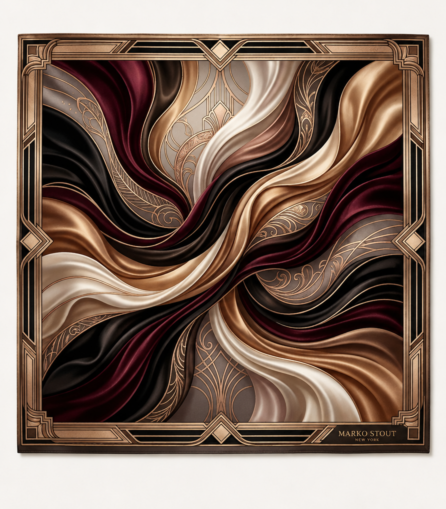Velvet Penthouse Silk Scarf