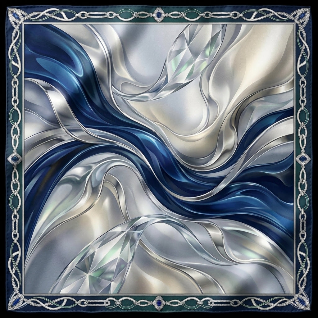 Monaco Nights Silk Scarf