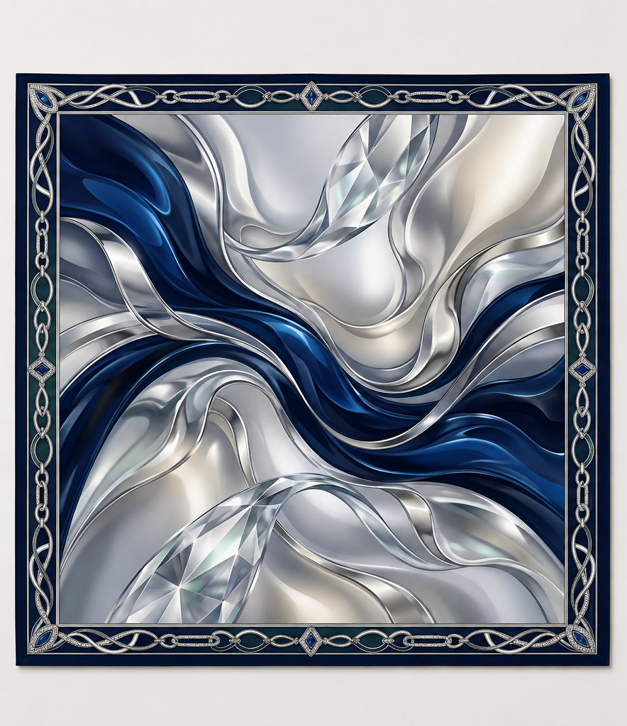 Monaco Nights Silk Scarf