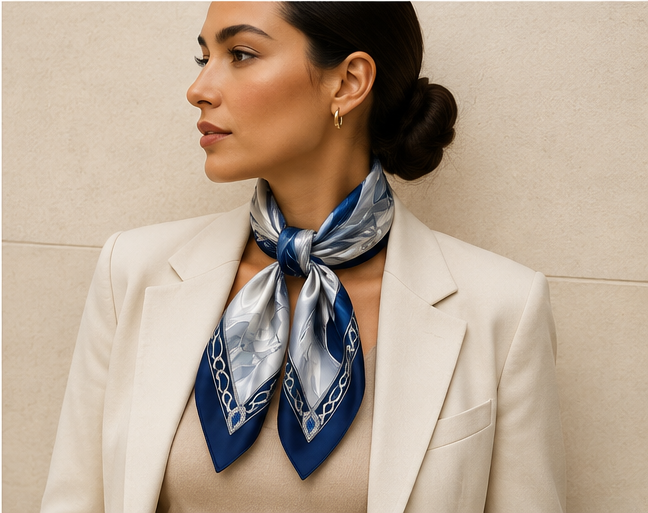 Monaco Nights Silk Scarf