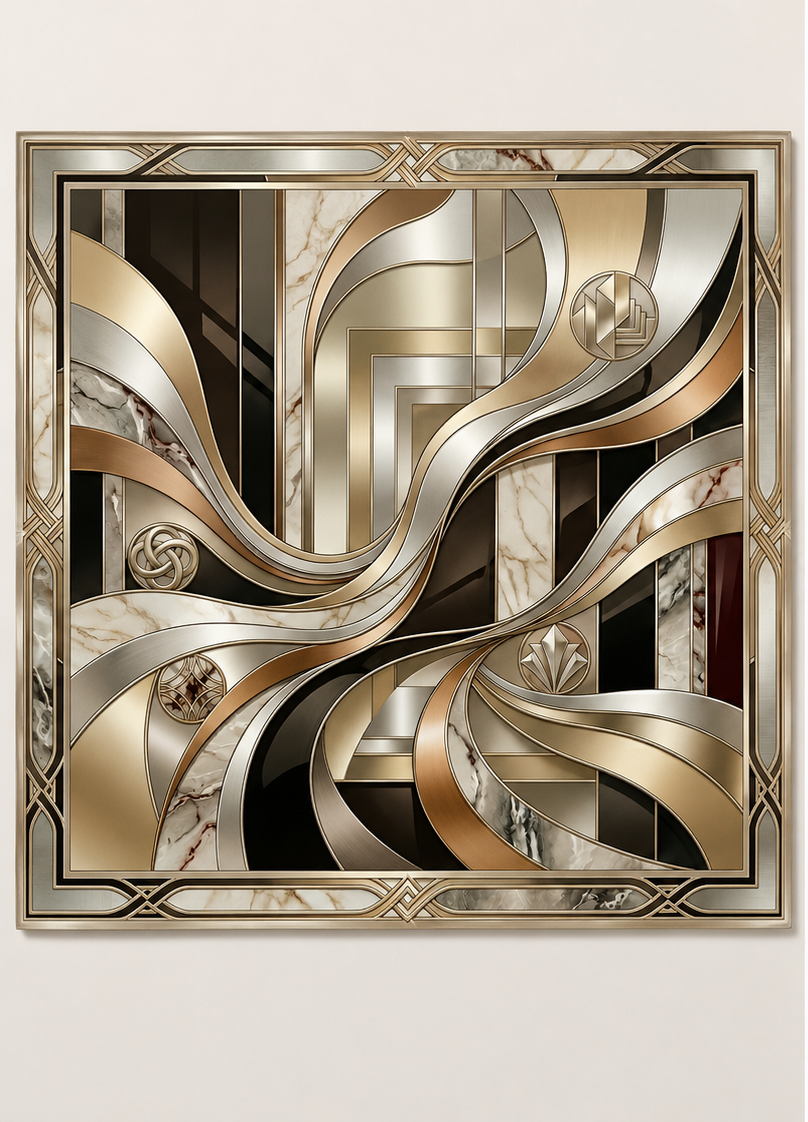 The Collector's Salon Silk Scarf